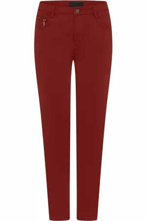 C.ro Femme, Jeans, Rouge, Taille: 50 FR Jeans minces