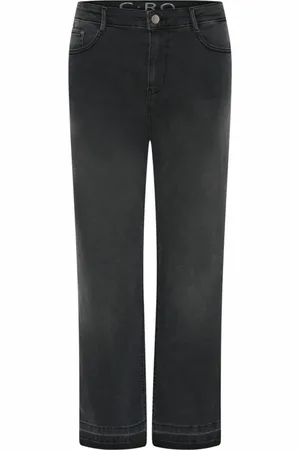 C.ro Femme, Jeans, Noir, Taille: 38 FR Jean droit