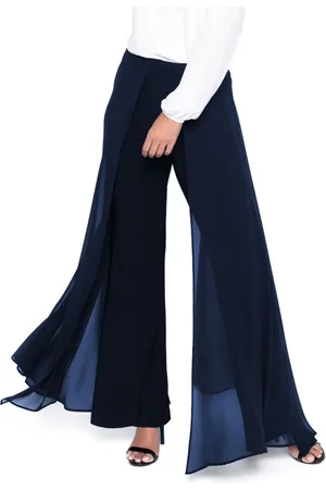 Frank Lyman Femme, Pantalons, Bleu, Taille: 42 FR Pantalon Large