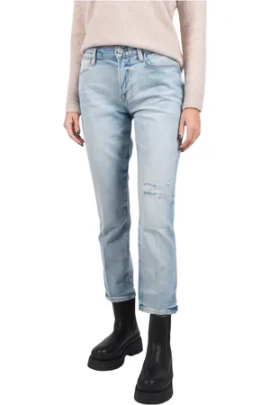 Frame Femme, Jeans, Bleu, Taille: W26 Jean Droit