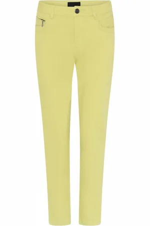 C.ro Femme, Pantalons, Vert, Taille: 50 FR Straight Pantalons