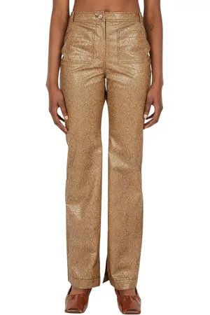 REJINA PYO Femme, Pantalons, Brun, Taille: 40 FR Pantalons