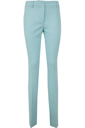 Blugirl Femme, Pantalons, Bleu, Taille: 42 FR Slim-fit Pantalons