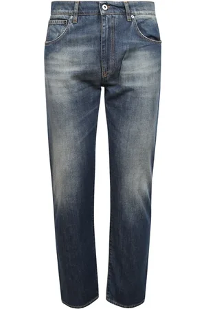 14 BROS Homme, Jeans, Bleu, Taille: W33 Pantalon droit