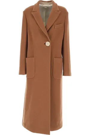 ALYSI Femme, Manteaux, Brun, Taille: 40 FR Manteau