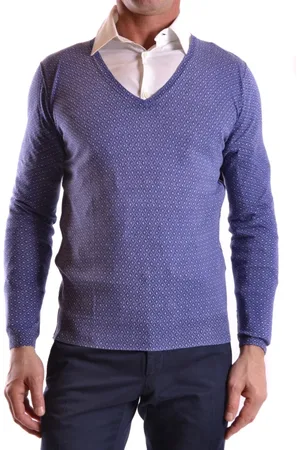 Paolo Pecora Homme, Pulls, Bleu, Taille: S Chandails