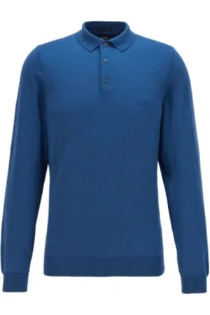 Polo manches longues Polos pour Homme chez HUGO BOSS FASHIOLA