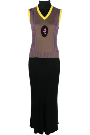 CORMIO Femme, Robes, Noir, Taille: 38 FR Robes maxi