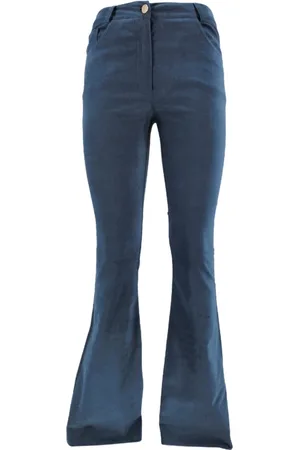 D.EXTERIOR Femme, Pantalons, Bleu, Taille: 36 FR Pantalon large