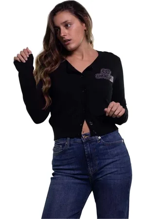 Moschino Femme, Pulls, Noir, Taille: 40 FR Veste H65 90 x 13
