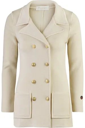 BUSNEL Femme, Manteaux, Blanc, Taille: 38 FR Veste Victoria