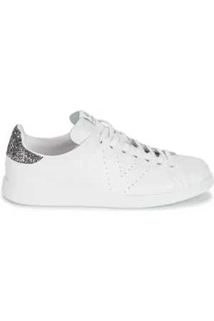 victoria Femme, Chaussures, Blanc, Taille: 38 EU Basket 125104 - Anthracita