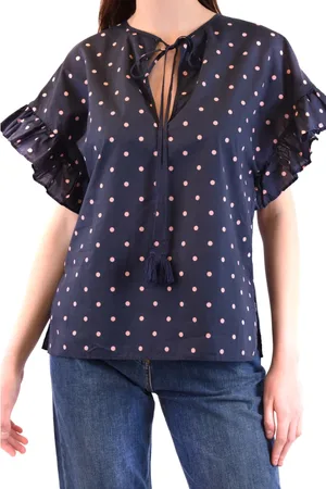 P.A.R.O.S.H. Femme, Blouses et Chemises, Bleu, Taille: 36 FR Chemise