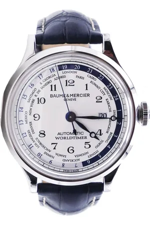 Baume et Mercier Homme, Accessoires, Gris, Taille: ONE Size Regarder Men - M0A10106 - Capeland Worldtimer