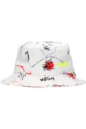 Msgm Femme, Accessoires, Blanc, Taille: 40 FR Chapeau