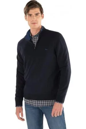 HARMONT&BLAINE Homme, Sweatshirts et sweats à capuche, Bleu, Taille: M Zip