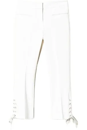 Twin-Set Femme, Pantalons, Blanc, Taille: 38 FR Pantalon coupe slim