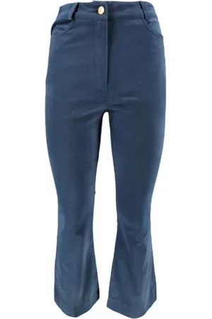 D.EXTERIOR Femme, Pantalons, Bleu, Taille: 38 FR Pantalon large