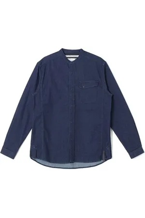WHITE MOUNTAINEERING Homme, Blouses et Chemises, Bleu, Taille: L Chemises