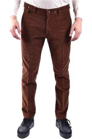 Paolo Pecora Homme, Pantalons, Brun, Taille: M Pantalon