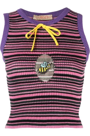 CORMIO Femme, Tops, Rose, Taille: 40 FR Hauts sans manches