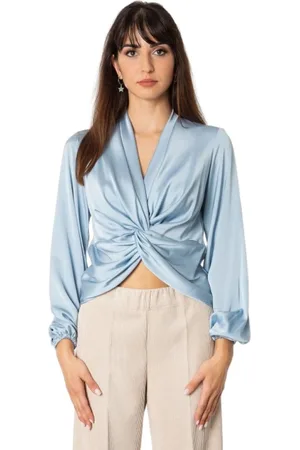 D.EXTERIOR Femme, Blouses et Chemises, Bleu, Taille: 40 FR Blouses et chemises