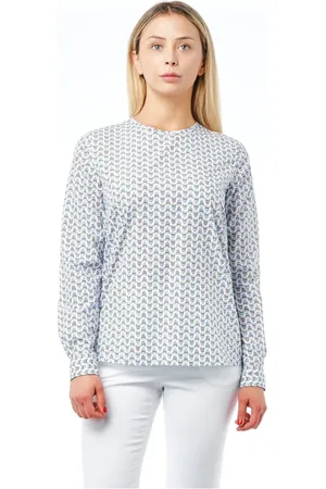 BAGUTTA Femme, Tops, Blanc, Taille: 40 FR Hauts à manches longues