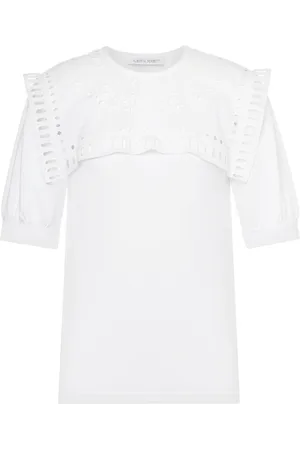 Alberta Ferretti Femme, Tops, Blanc, Taille: 40 FR T-shirt