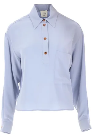 ALYSI Femme, Blouses et Chemises, Bleu, Taille: 40 FR Chemise