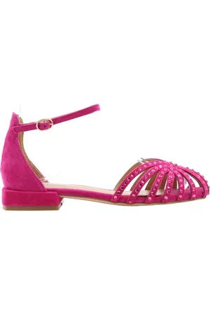 Alma en Pena Femme, Chaussures, Violet, Taille: 38 EU Flat Sandales