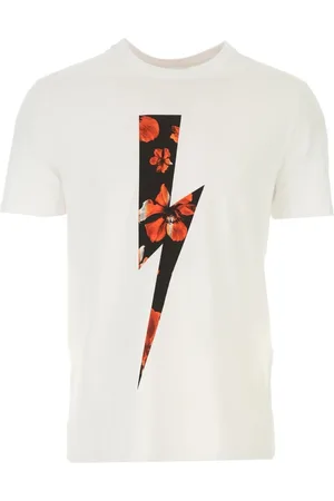 Neil Barrett Homme, Tops, Blanc, Taille: XL Tee shirt