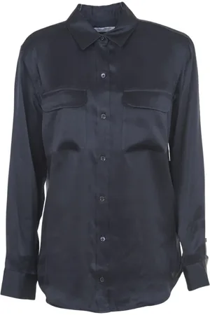 Equipment Femme, Blouses et Chemises, Bleu, Taille: 36 FR Chemise