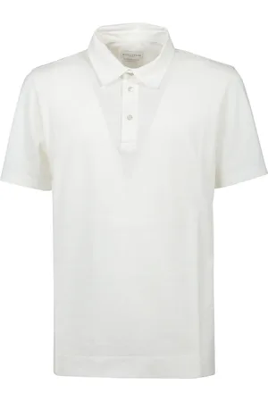 BALLANTYNE Homme, Tops, Blanc, Taille: L Polo à manches courtes