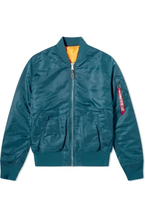 Alpha Industries Homme, Vestes, Bleu, Taille: L Veste ma-1 classique