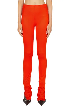 1017 ALYX 9SM Femme, Pantalons, Rouge, Taille: 38 FR Leggings à manchette