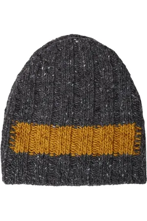 Plan C Femme, Accessoires, Gris, Taille: ONE Size Bonnet