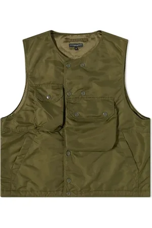 ENGINEERED GARMENTS Homme, Vestes, Vert, Taille: S Gilet