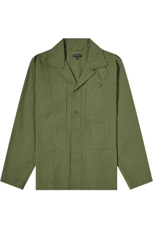 ENGINEERED GARMENTS Homme, Vestes, Vert, Taille: S Veste de chemise de fatigue