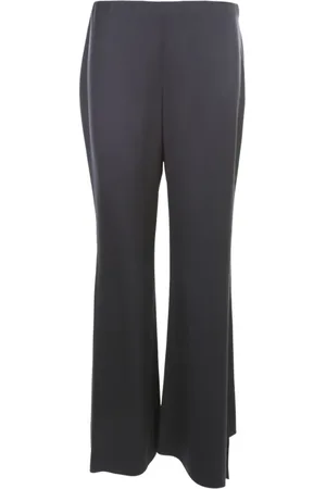 Giorgio Armani Femme, Pantalons, Bleu, Taille: 42 FR Pantalon de fond asymétrique satiné
