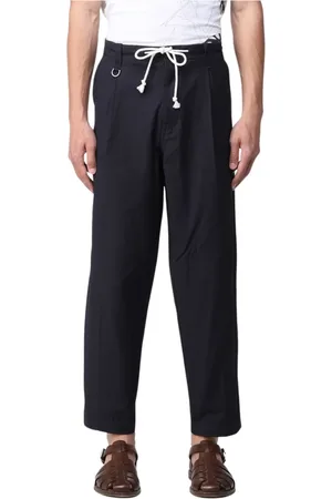 Paolo Pecora Homme, Pantalons, Noir, Taille: M Chino
