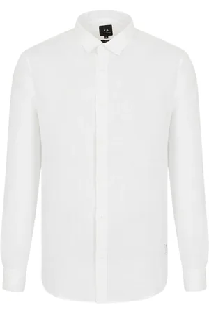 Armani Exchange Homme, Chemises, Blanc, Taille: 2XL Casual Chemises
