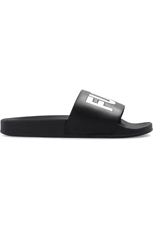VTMNTS Homme, Chaussures, Noir, Taille: 39 EU Slippers en caoutchouc noir