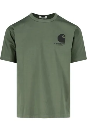 JUNYA WATANABE Homme, Tops, Vert, Taille: S T-shirt en coton vert