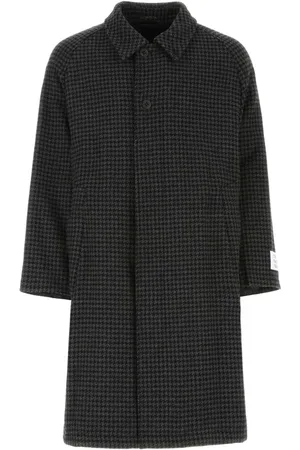 Etudes Homme, Manteaux, Noir, Taille: S Mélange de mélange en laine brodé
