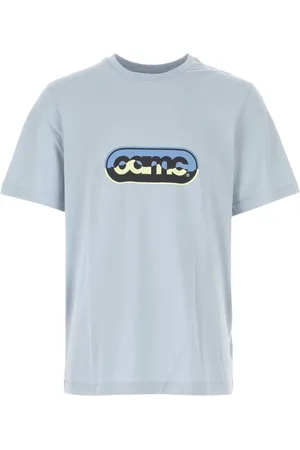 OAMC Homme, Tops, Bleu, Taille: S T-shirt surdimensionné en coton bleu clair