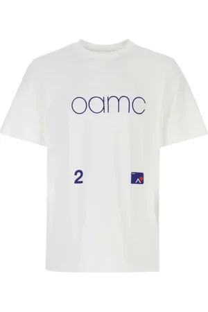 OAMC Homme, Tops, Blanc, Taille: S T-shirt surdimensionné en coton blanc