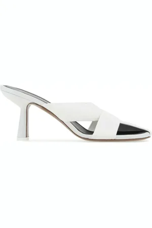 Neous Femme, Chaussures, Blanc, Taille: 40 EU Mules en tissu blanc