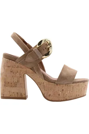 carmens Femme, Chaussures, Brun, Taille: 39 EU High Heel Sandales