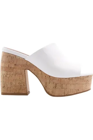 carmens Femme, Chaussures, Blanc, Taille: 40 EU Heeled Mules