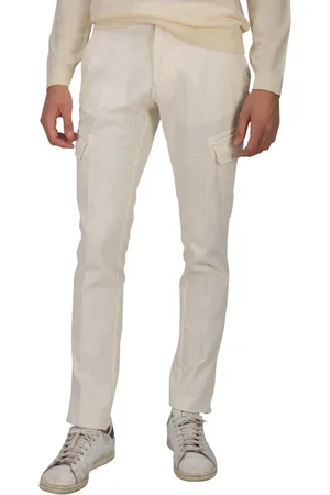 Paul & Shark Homme, Pantalons, Blanc, Taille: M Pantalon Coupe Slim